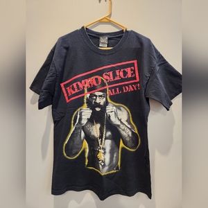 TAPOUT KIMBO SLICE "ALL DAY" large flordia  100% cotton streetfighter boxer vtg